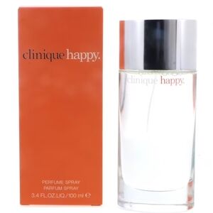 Clinique Happy Eau de Parfum — Clear Bottle with Orange Box